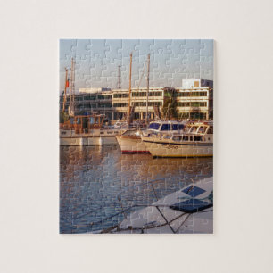 Boats In A Marina Jigsaw Puzzle