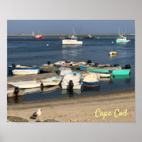 Boats in Chatham Harbor Cape Cod Summer