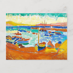 Boats in Collioure   Andre Derain   Postcard