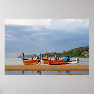 boats in Thailand Poster