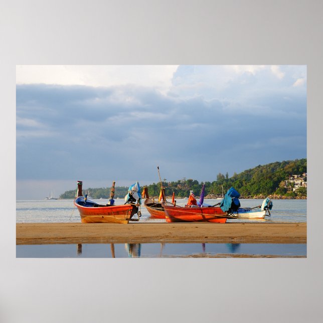 boats in Thailand Poster (Front)