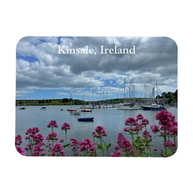 Boats in the harbour in Kinsale, Ireland  Magnet (Horizontal)