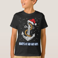 Boats N Ho Ho Hos Christmas Pajama Funny Humour X-