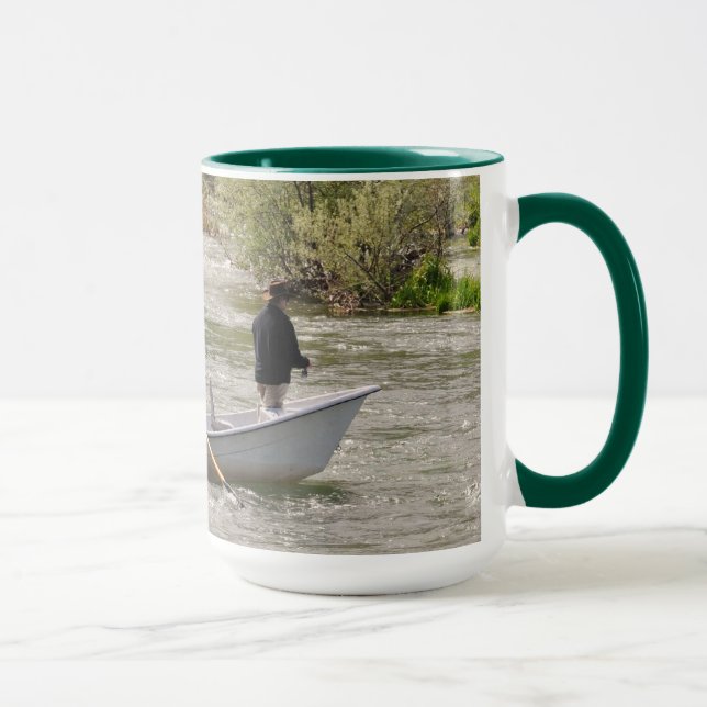 Boats No 9, Wraparound Fishing Mug # 15 Montana (Right)