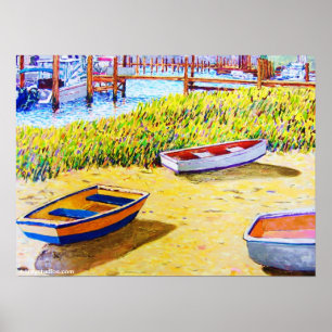 "Boats of Beaufort" Poster