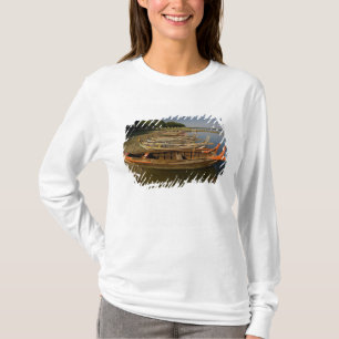 Boats on lake between Kyauktawgyi Paya and T-Shirt