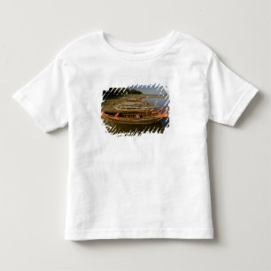 Boats on lake between Kyauktawgyi Paya and Toddler T-shirt