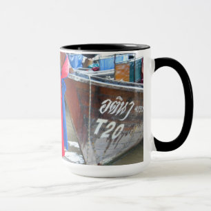 Boats On The Beach Phi Phi Islands, Thailand Mug