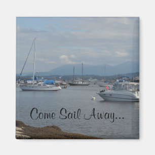 Boats on the Ocean Magnet