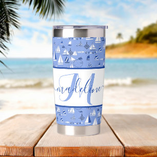 Boats personalized  insulated tumbler