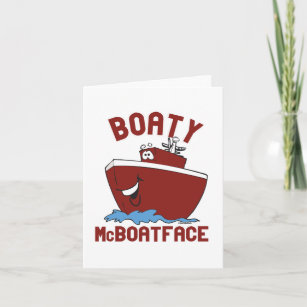 Boaty McBoatface Card