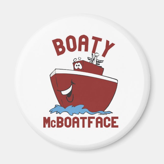 Boaty McBoatface Magnet (Front)