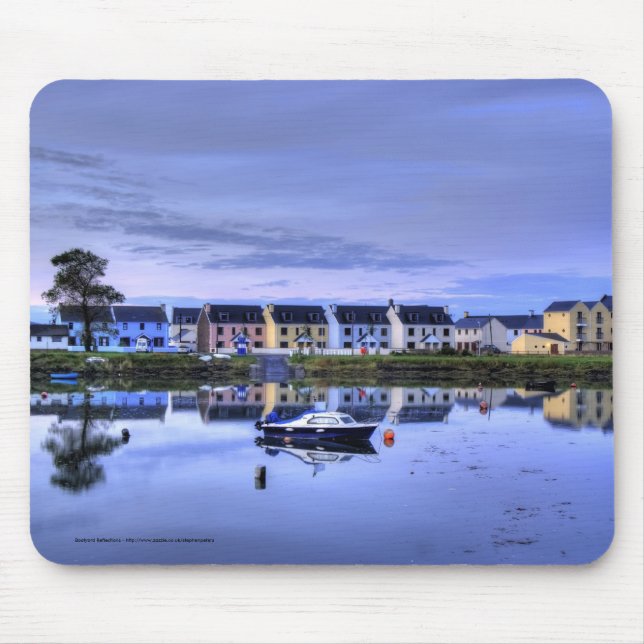 Boatyard Reflections Mouse Pad (Front)