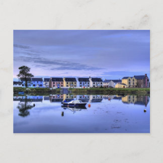 Boatyard Reflections Postcard