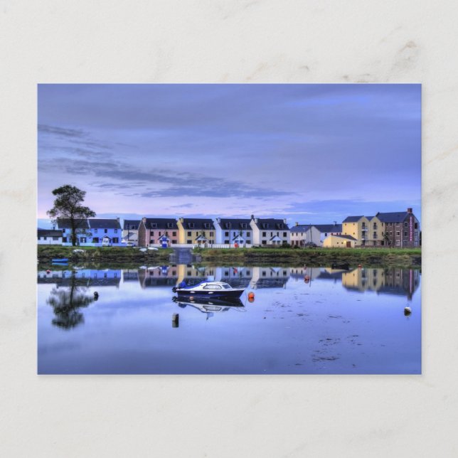 Boatyard Reflections Postcard (Front)