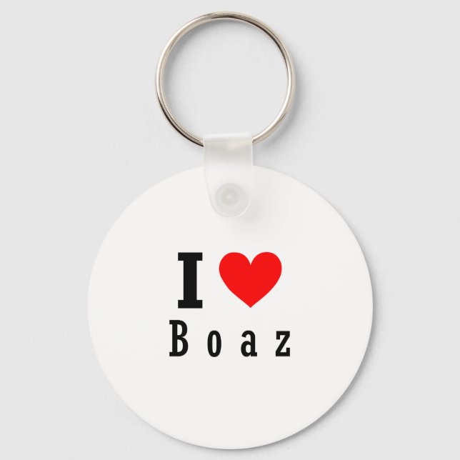 Boaz, Alabama City Design Keychain (Front)