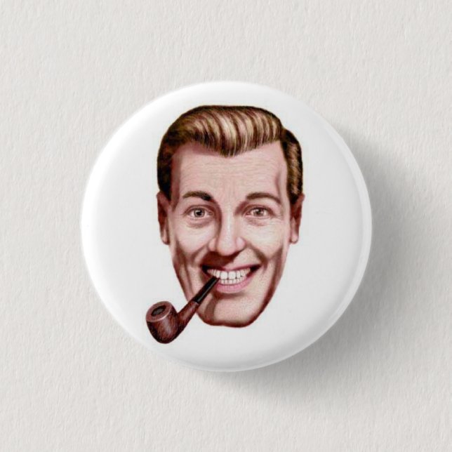 bob 1 inch round button (Front)