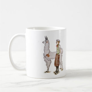 Bob and his Llama: The sweater off his back Coffee Mug