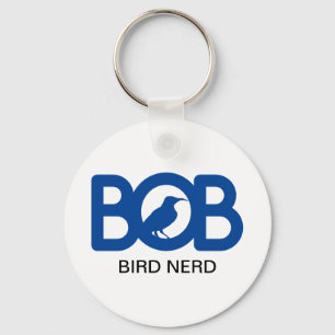 Bob Bird Nerd Keychain