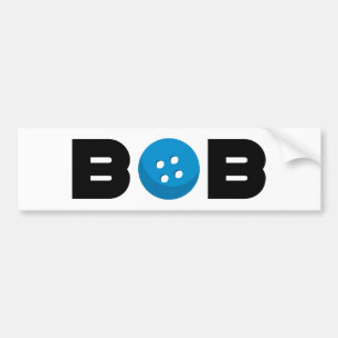 Bob button bumper sticker