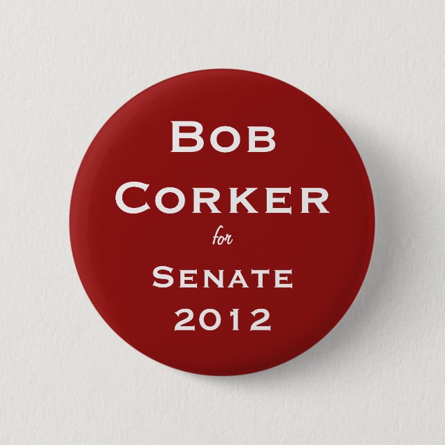 Bob Corker for Senate Button (Front)