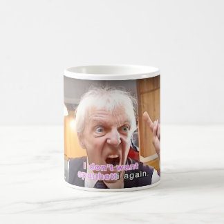 Bob Druwing I Don't Want Spaghetti Again Mug