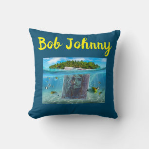 Bob Johnny Sierkussens Throw Pillow