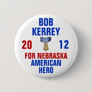 Bob Kerrey for Senate 2012 2 Inch Round Button