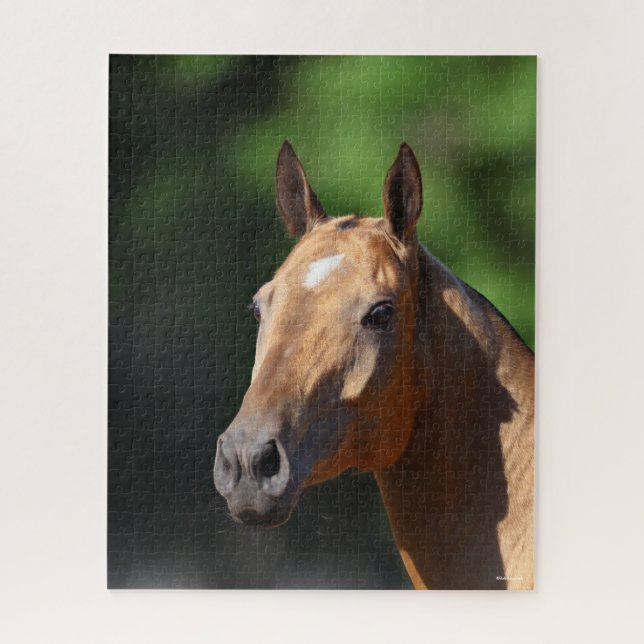 Bob Langrish | Akhal Teke Headshot Jigsaw Puzzle (Vertical)