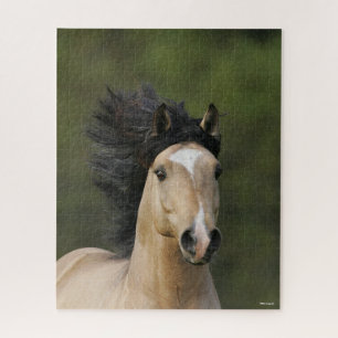 Bob Langrish   Buckskin Welsh Pony Headshot Jigsaw Puzzle