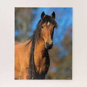 Bob Langrish   Choctaw Pony Headshot Jigsaw Puzzle