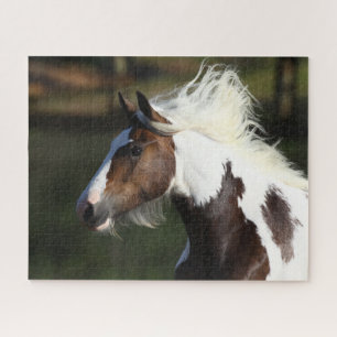 Bob Langrish   Drum Horse Headshot Jigsaw Puzzle
