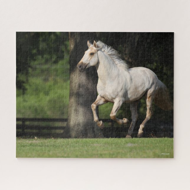 Bob Langrish | Lusitano Horse Running Jigsaw Puzzle (Horizontal)