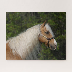 Bob Langrish   Palomino Quarter Horse Headshot Jigsaw Puzzle