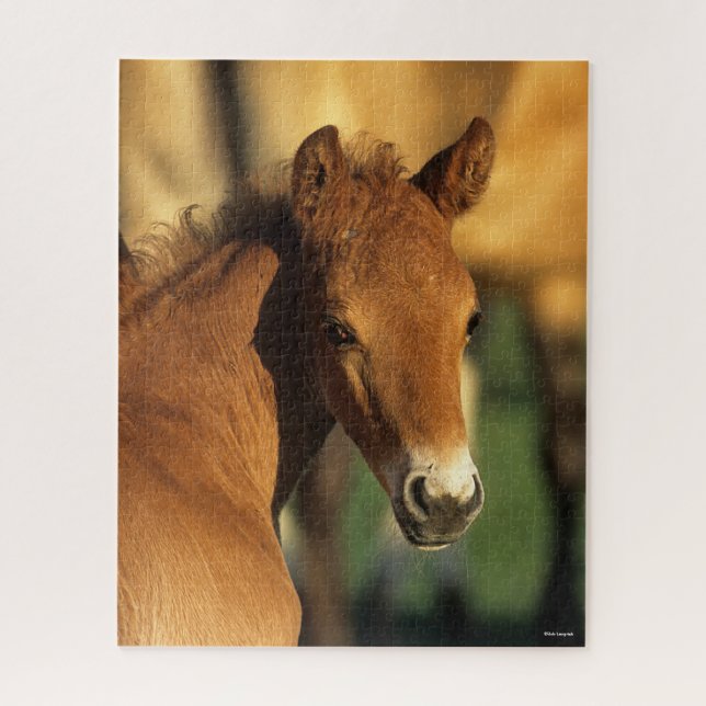 Bob Langrish | Quarter Horse Foal headshot Jigsaw Puzzle (Vertical)