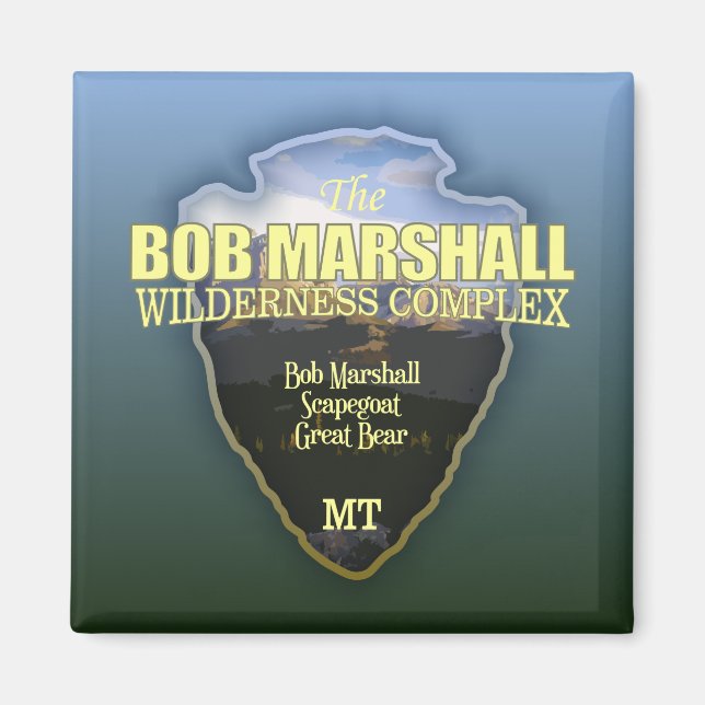 Bob Marshall Wilderness Complex (arrowhead) Magnet (Front)