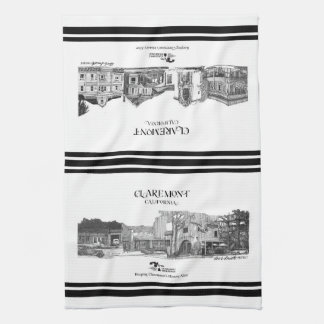 Bob Smith Claremont Collection - 2 collages Kitchen Towel