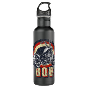 Bob the Bobber Customized Chop Motorcycle Bikers V 710 Ml Water Bottle