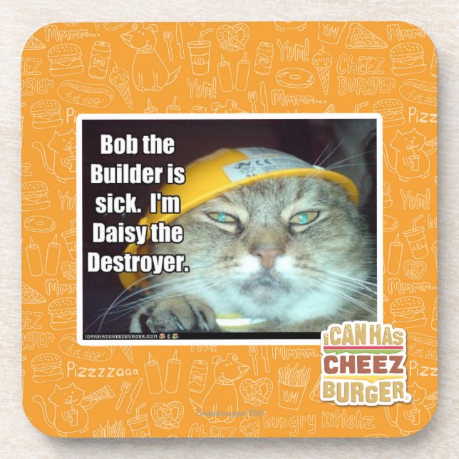 Bob the Builder is sick Coaster (Front)