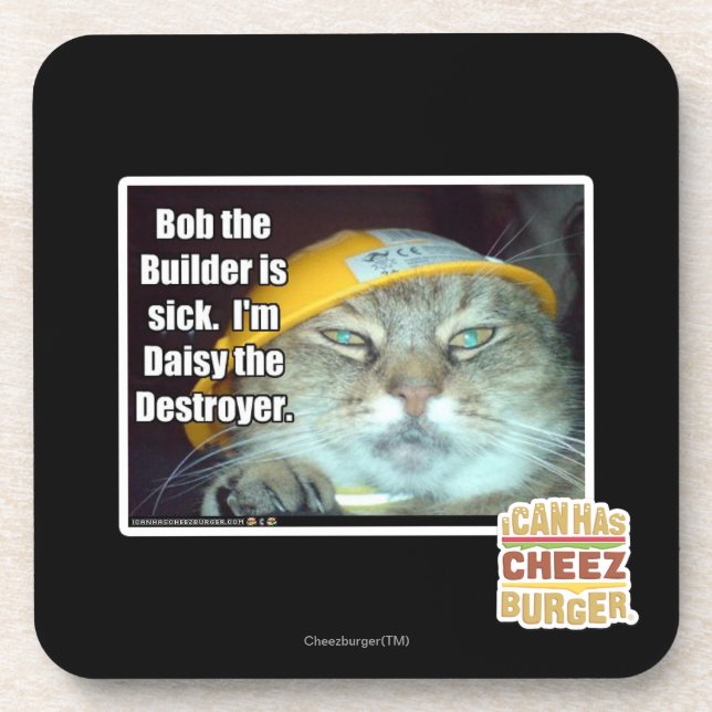 Bob the Builder is sick Coaster (Front)