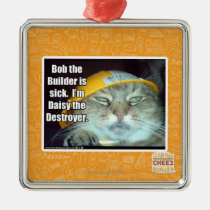 Bob the Builder is sick Metal Ornament