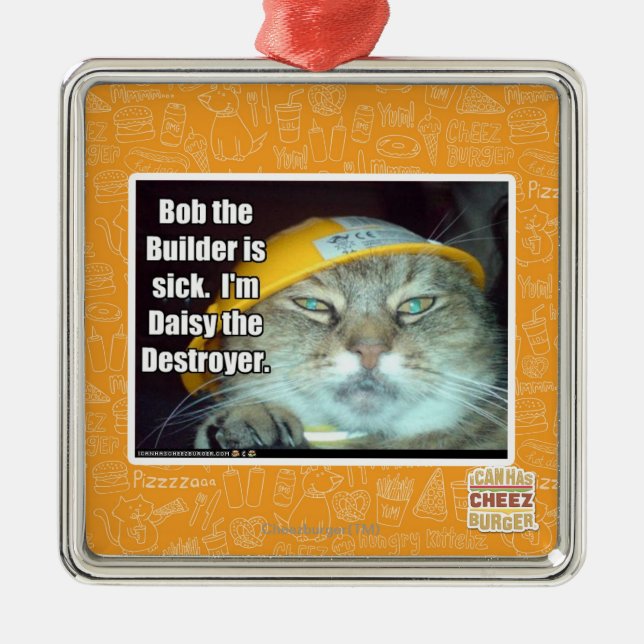 Bob the Builder is sick Metal Ornament (Front)