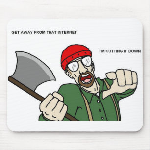 bob the lumberjack chandler mousemat mouse pad