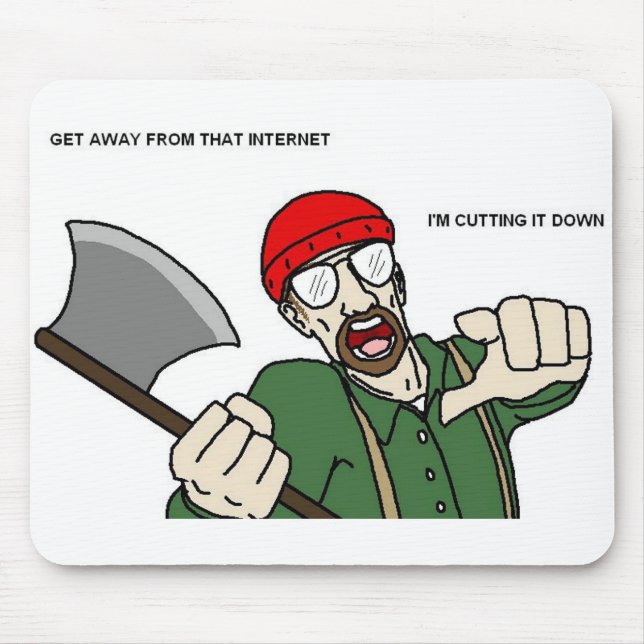 bob the lumberjack chandler mousemat mouse pad (Front)