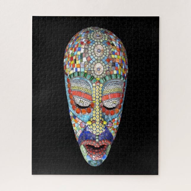 Bob, Why the Long Face? Mosaic Mask Jigsaw Puzzle (Vertical)