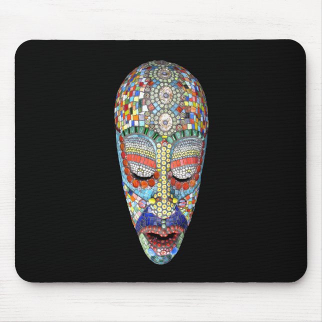 Bob, Why the Long Face? Mosaic Mask Mouse Pad (Front)