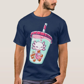 Boba Axolotl Shirt Cute Axolotl Kawaii Axolotl Bub