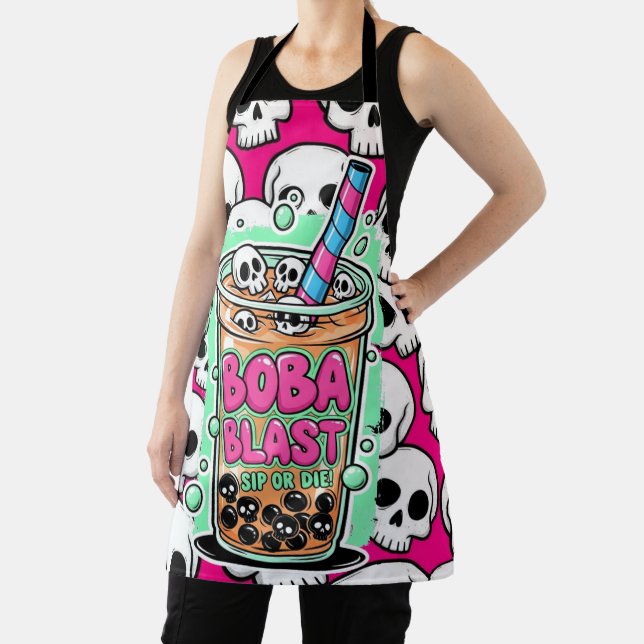 Boba Blast – Sip or Die! Apron (Insitu)