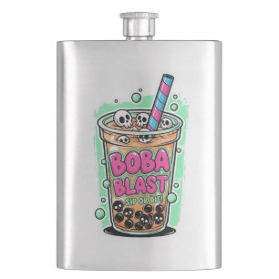 Boba Blast – Sip or Die! Flask