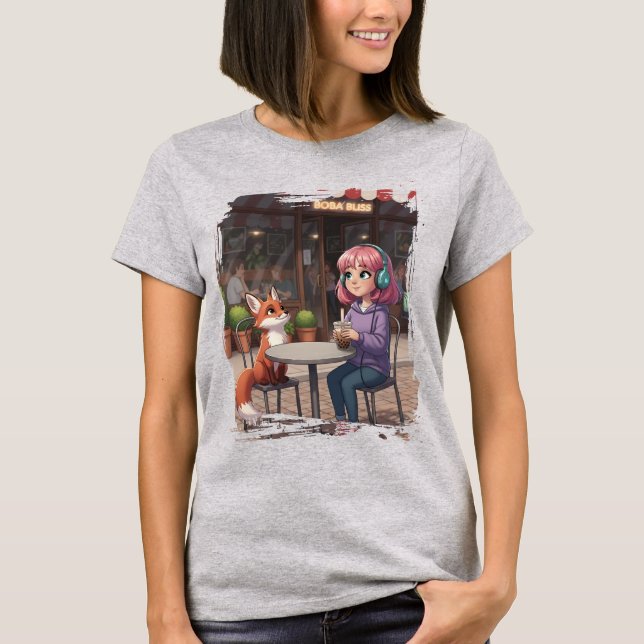 Boba Bliss and Chaos T-Shirt (Front)